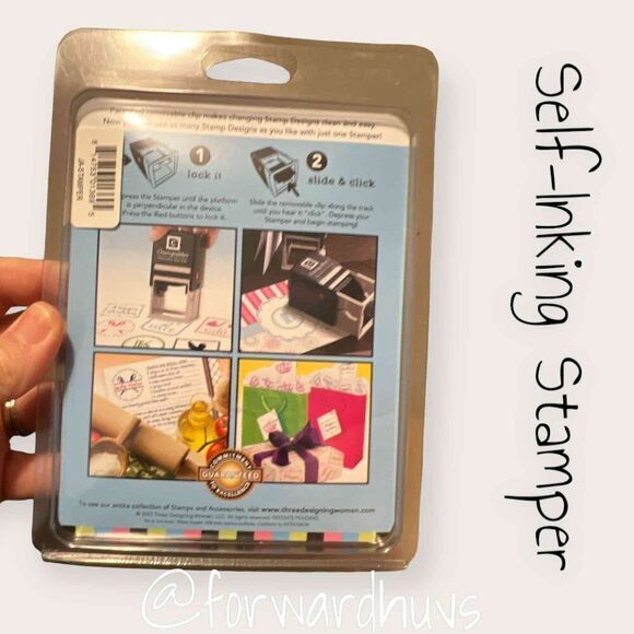 Changeables Self-Inking Stamper - Personalize with Ease - Three Designing Women - Picture 3 of 5